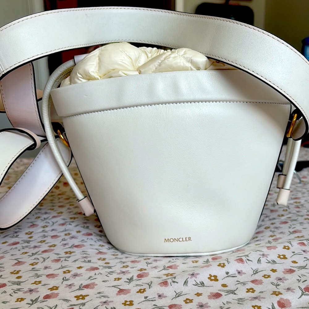 authentic Moncler White Women's Bag